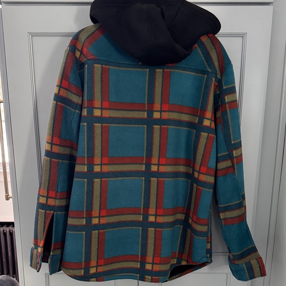 Matix Plaid Fleece Jacket